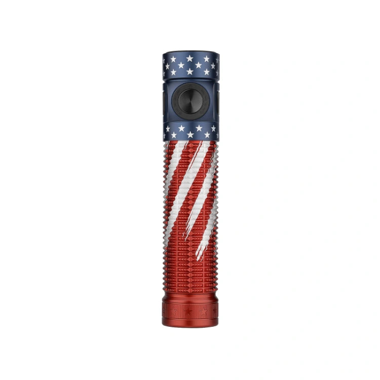 OLIGHT Baton 4 Pro Dual Switch High Lumen Compact EDC Flashlight - Stars & Stripes Edition