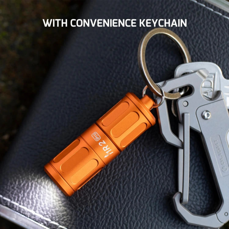 OLIGHT I1R2PROCOG i1R 2 Pro Keychain Flashlight - Capsule Orange