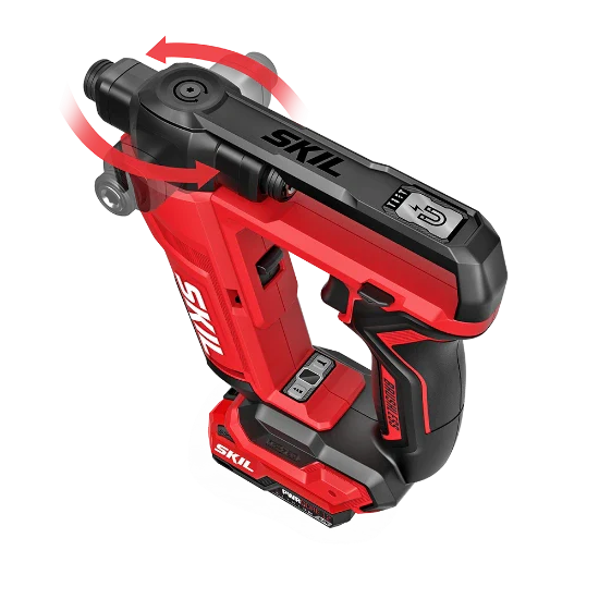 SKIL DL6300D-12 20V BL 2-in-1 Flip Drill Kit, with 20V 2.0Ah USB-C Battery, 20W PD Charger and 5PC Bit Kit