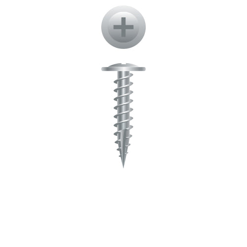 X97MSS - Strong-Point 305 Stainless Steel Phillips Modified Truss (R/W) Head, Passivated & Waxed, Type '17', 8 x 3, Box of 1,500