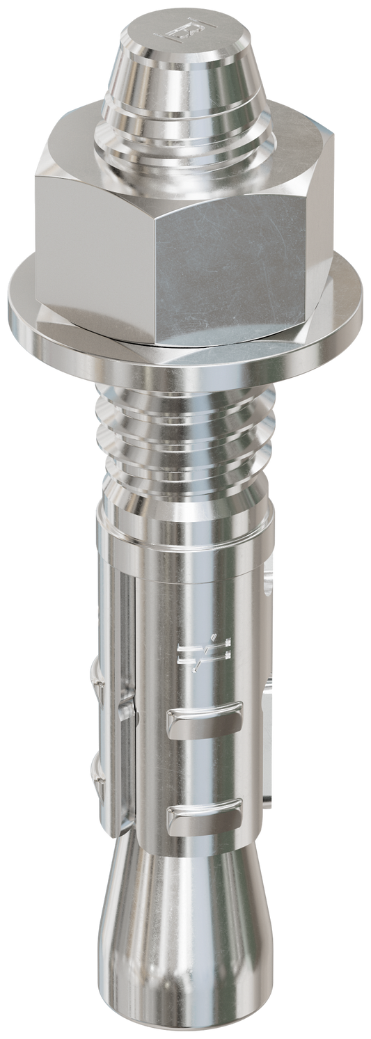 Simpson Strong-Tie STB2-372144SSR50 Strong-Bolt® 2 — 3/8 in. x 2-1/4 in. Type 304 Stainless-Steel Wedge Anchor (50-Qty)