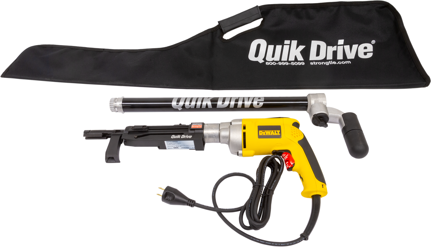 Simpson Strong-Tie PROMO300SD25K Quik Drive® PRO300S Decking System Promo Kit w/ DeWalt® 2500 RPM Screwdriver Motor (Pack of 60)