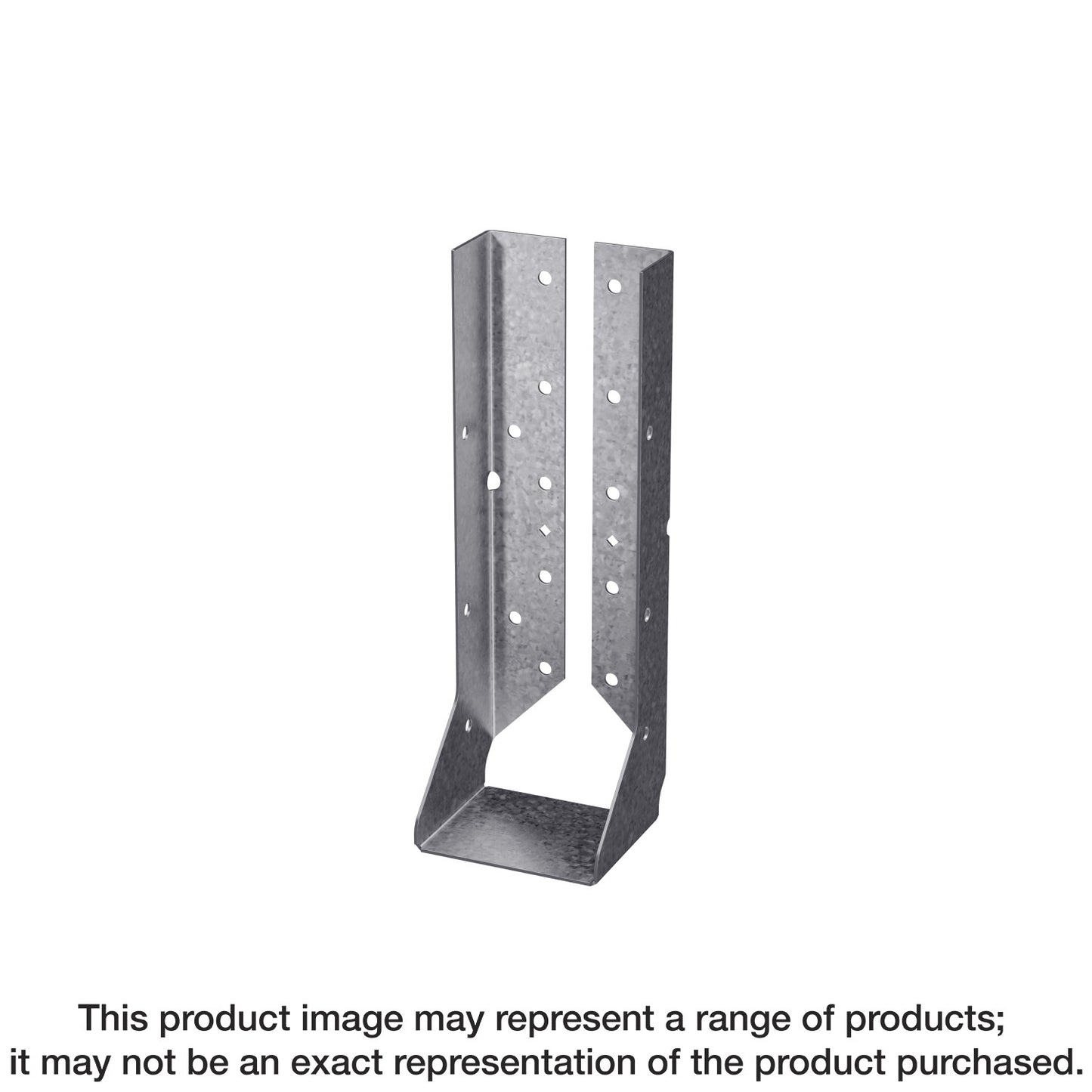 Simpson Strong-Tie HUCQ412Z-SDSG HUCQ Heavy Face-Mount Concealed-Flange Joist Hanger for 4x12 w/ Screws (Pack of 15)