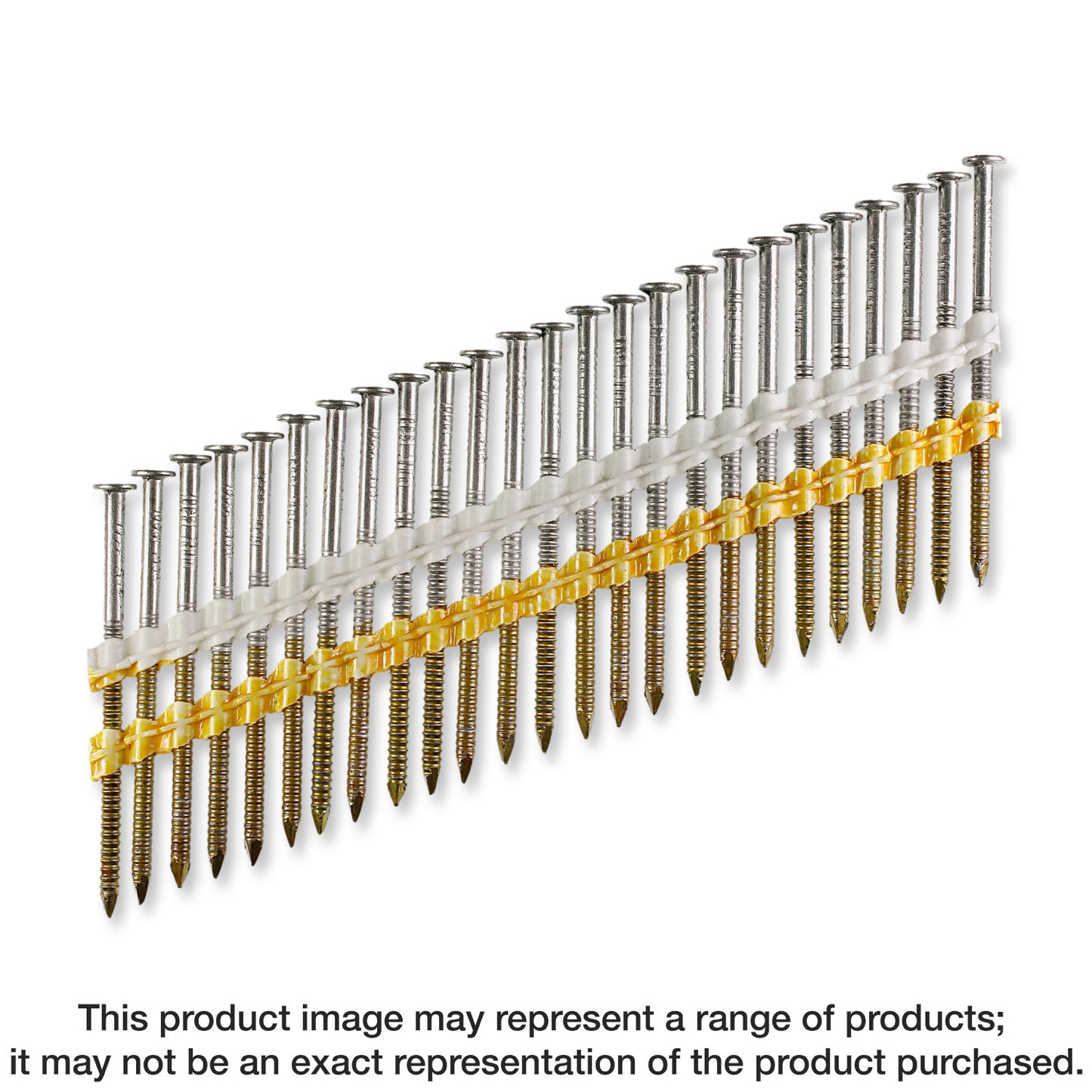 Simpson Strong-Tie T11A250CNJ 20°–22° Plastic Strip, Full Round Head, Ring-Shank Nail — 2-1/2 in. x 0.120 in. Type 316 (1000-Qty) (Pack of 144)