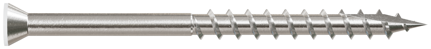 Simpson Strong-Tie T07225FT1WH01 Trim-Head Screw, 6-Lobe Drive — #7 x 2-1/4 in. T-15 Type 316, White 01(1 lb.) (Pack of 1500)