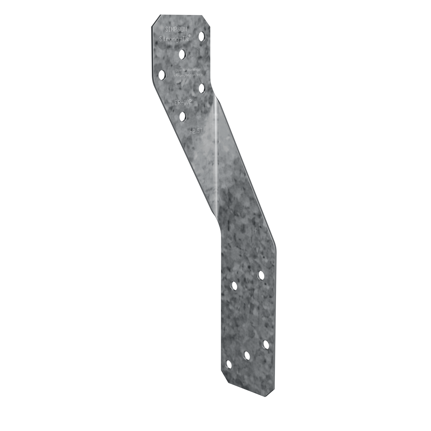 Simpson Strong-Tie H2.5T H2.5T 18-Gauge Galvanized Hurricane Tie (Pack of 100)