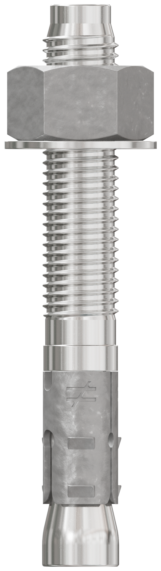 Simpson Strong-Tie STB2-75512S4F10 Strong-Bolt® 2 — 3/4 in. x 5-1/2 in. Type 304 Stainless-Steel Wedge Anchor, Fully Assembled (10-Qty)
