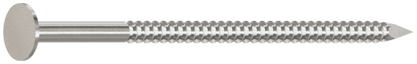 Simpson Strong-Tie S1010ARN1 Roofing Nail, Annular Ring Shank — 3 in. x .131 in. Type 304 Stainless Steel (1 lb.)