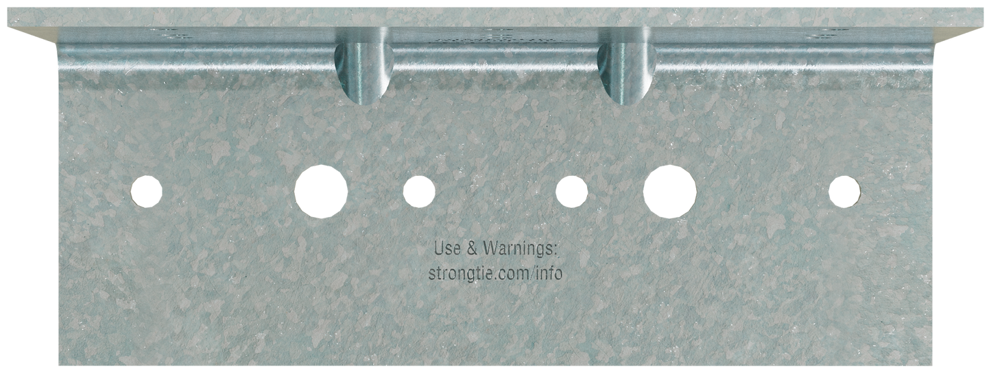Simpson Strong-Tie FC32-5/97-R25 FC 2 in. x 3-1/2 in. x 5 in. 12-Gauge Bypass Framing Fixed-Clip Connector (Qty-25)