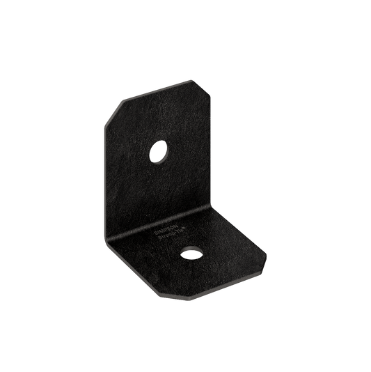 Simpson Strong-Tie APVA4 Outdoor Accents® Avant Collection™ ZMAX®, Black Powder-Coated 90° Angle for 4x (Pack of 12)