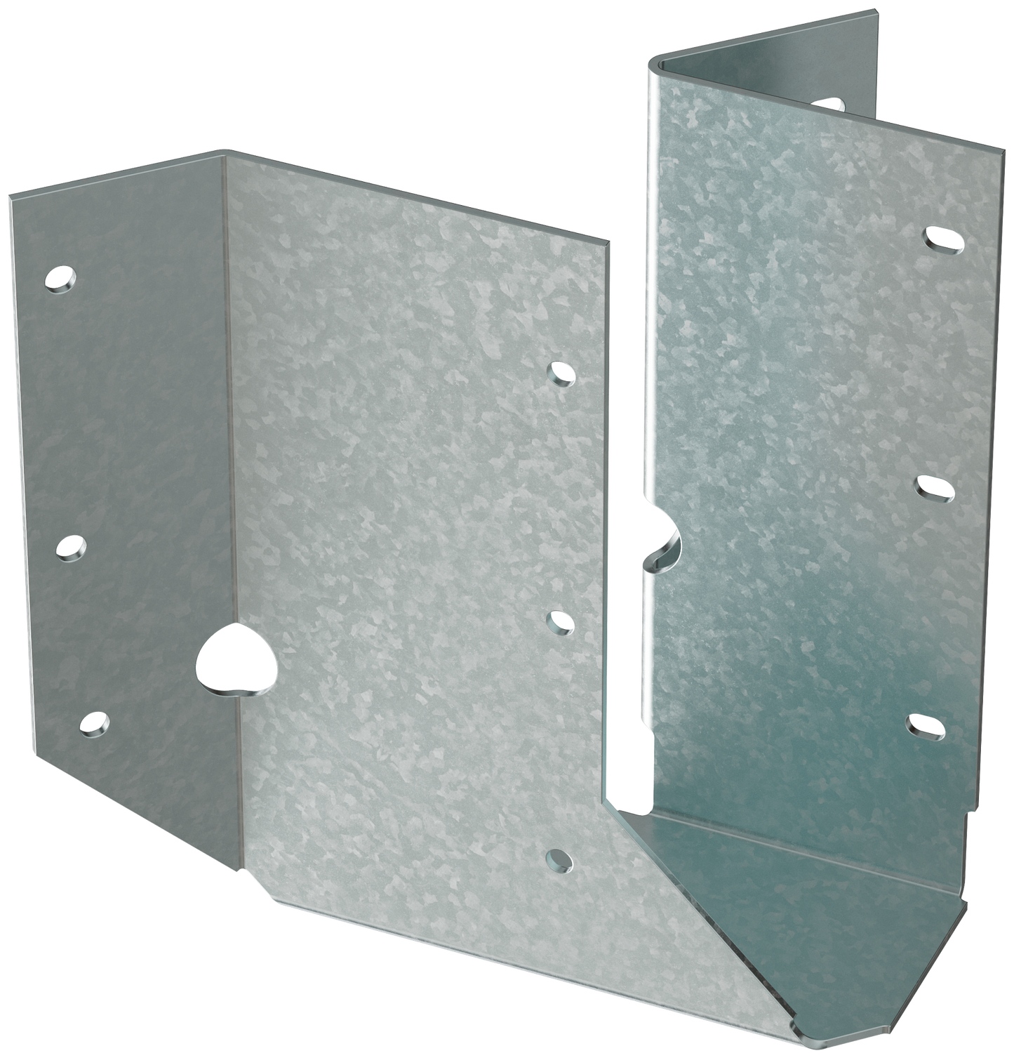 Simpson Strong-Tie SUR26 SUR Galvanized Joist Hanger for 2x6, Skewed Right