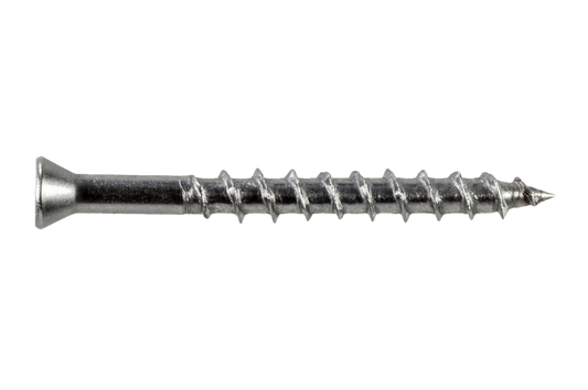 Simpson Strong-Tie S07162WP5 Deck-Drive™ DWP WOOD SS Screw — #7 x 1-5/8 in. T-15, Trim Head, Type 305 (5 lb.) (Pack of 6)
