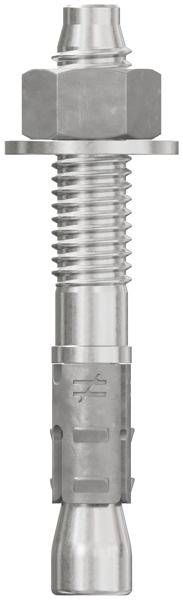 Simpson Strong-Tie STB2-37234S6F50 Strong-Bolt® 2 — 3/8 in. x 2-3/4 in. Type 316 Stainless-Steel Wedge Anchor, Fully Assembled (50-Qty)