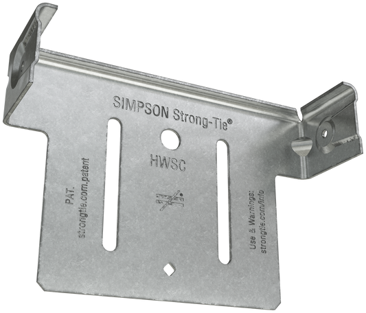 Simpson Strong-Tie HWSC6-KT HWSC™ 5-3/4 in. Head-of-Wall Slide-Clip Connector w/ Screws (50-Qty) (Pack of 48)