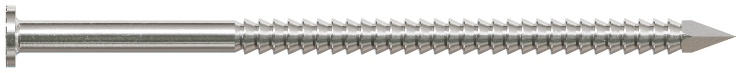 Simpson Strong-Tie S8CRD1 Cedar and Redwood Decking Nail — 2-1/2 in. x .113 in. Type 304 Stainless Steel (1 lb.) (Pack of 10)