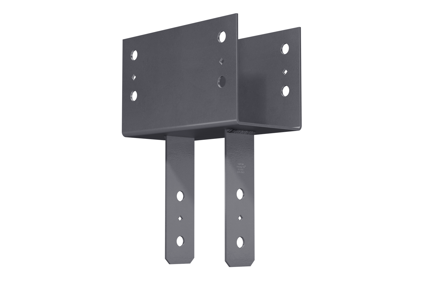 Simpson Strong-Tie CC46PC CCPC Black Powder-Coated Column Cap for 4x Beam, 6x Post