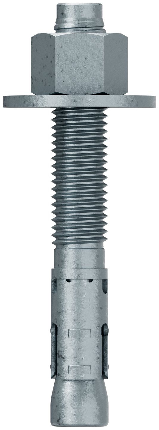 Simpson Strong-Tie STB2-75512MGF10 Strong-Bolt® 2 — 3/4 in. x 5-1/2 in. Mechanically Galvanized Wedge Anchor, Fully Assembled (10-Qty)