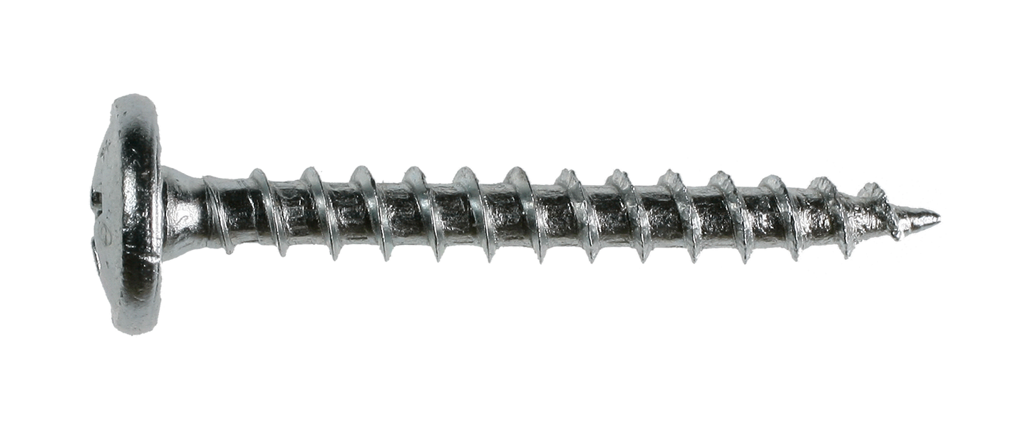 Simpson Strong-Tie SD8X1.25-R Wafer-Head Screw — #8 x 1-1/4 in. #2 Phillips, Clear Zinc Coating (100-Qty) (Pack of 16)