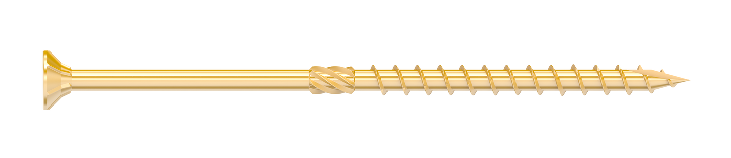 Simpson Strong-Tie SDCP22614 Strong-Drive® SDCP TIMBER-CP Screw — 0.315-in. x 6-1/4-in. T40, Yellow Zinc (250-Qty) (Pack of 39)