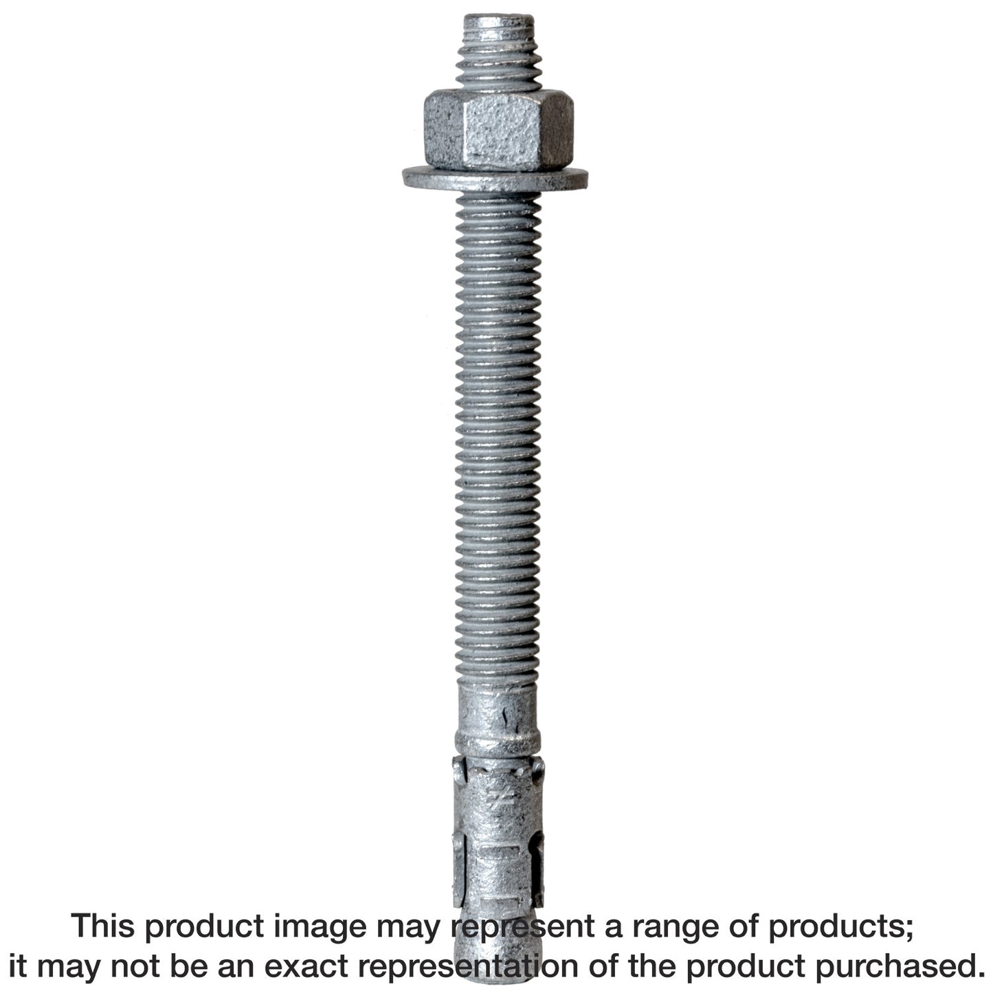 Simpson Strong-Tie STB2-37300MGR50 Strong-Bolt® 2 — 3/8 in. x 3 in. Mechanically Galvanized Wedge Anchor (50-Qty) (Pack of 490)