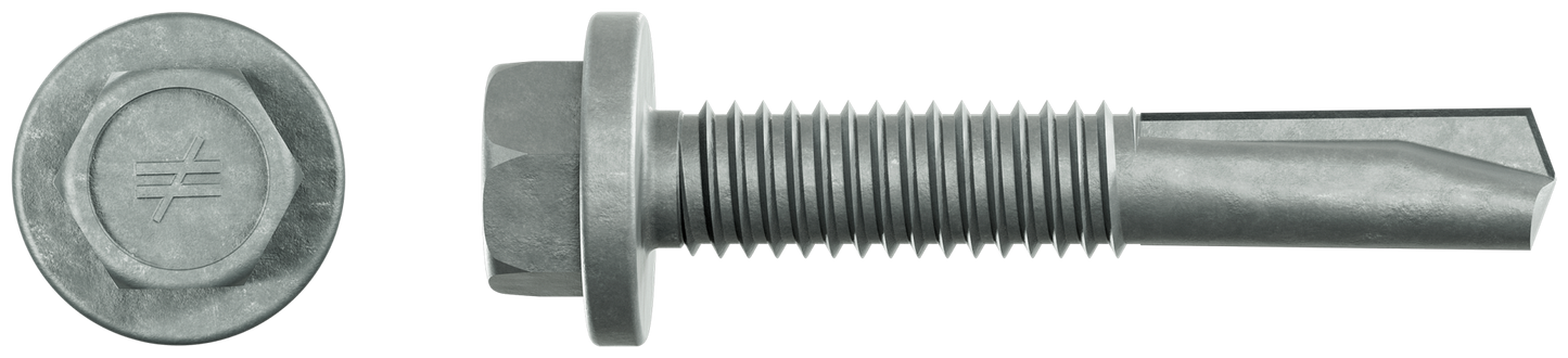 Simpson Strong-Tie XMQ114S1224 Strong-Drive® XM MEDIUM-HEAD METAL Screw (Collated) — #12 x 1-1/4 in. 5/16 Hex (1500-Qty) (Pack of 100)