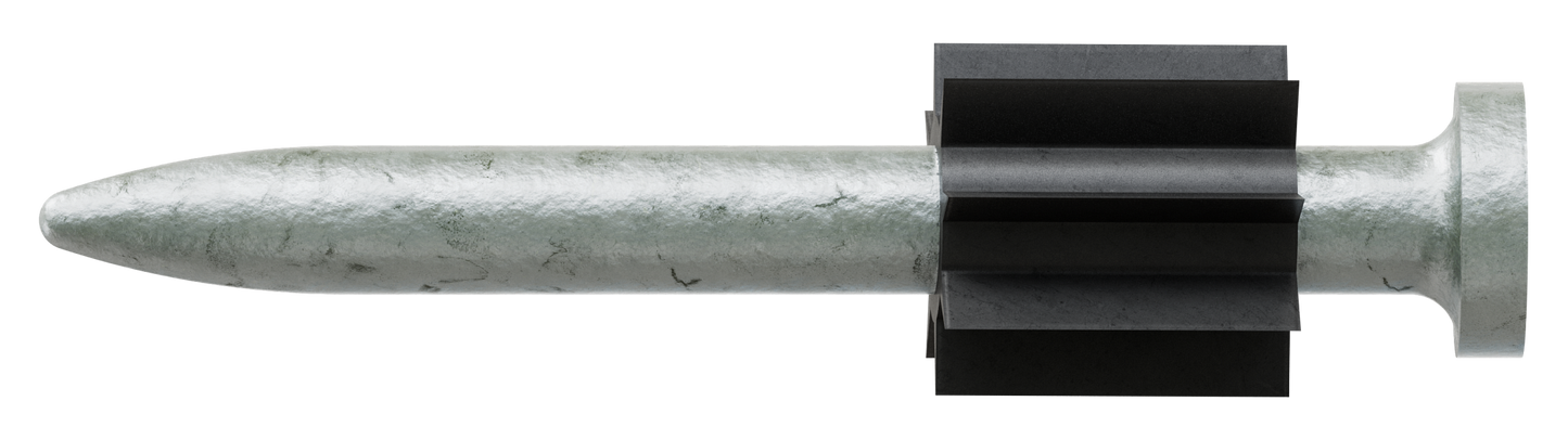Simpson Strong-Tie PDPA-150-RC25 PDPA .157 in. x 1-1/2 in. Powder-Actuated Pin (25-Qty) (Pack of 8)
