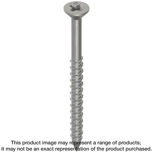 Simpson Strong-Tie TTN25314PFSS Titen® 1/4 in. x 3-1/4 in. Phillips Flat-Head Stainless-Steel Concrete and Masonry Screw (100-Qty) (Pack of 4)