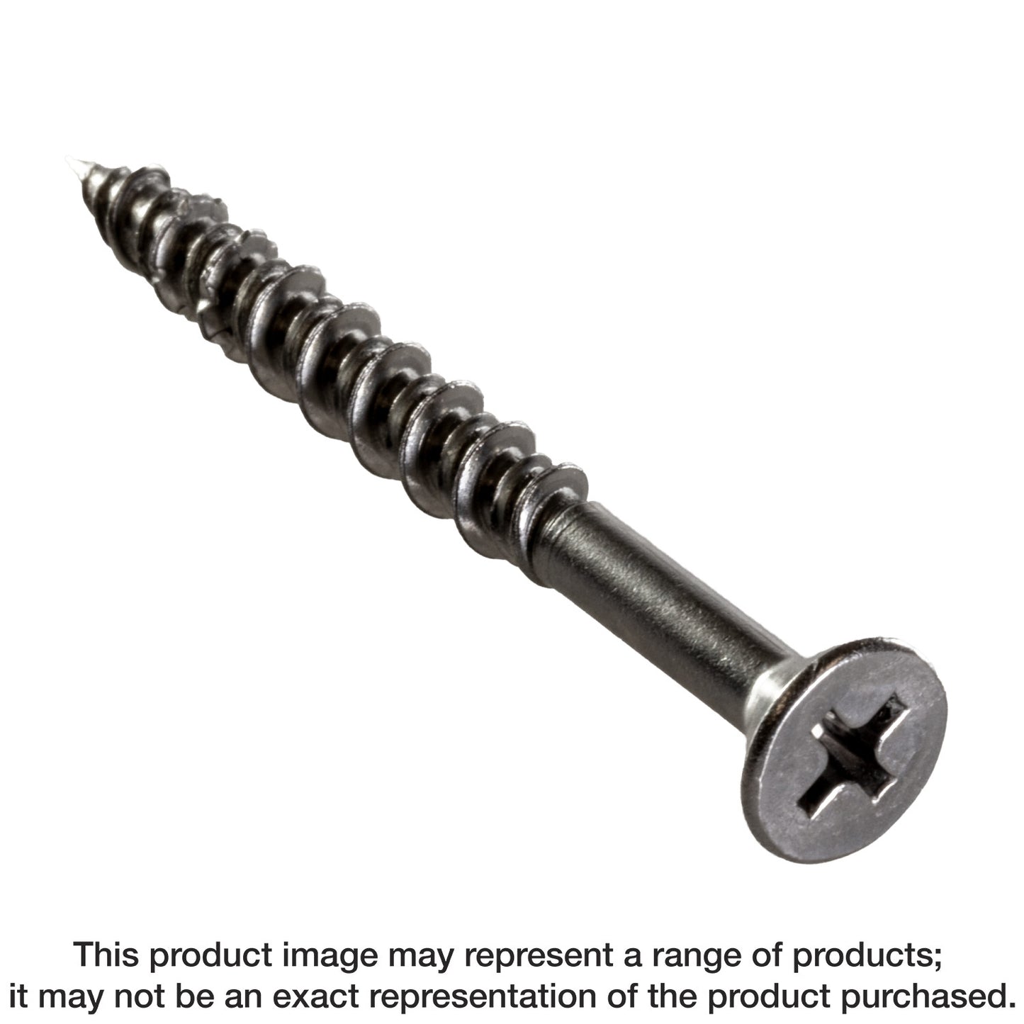 Simpson Strong-Tie T10J200FXC Marine Screw, Flat Head — #10 x 2 in. #2 Phillips Drive, Type 316 (100-Qty) (Pack of 5)