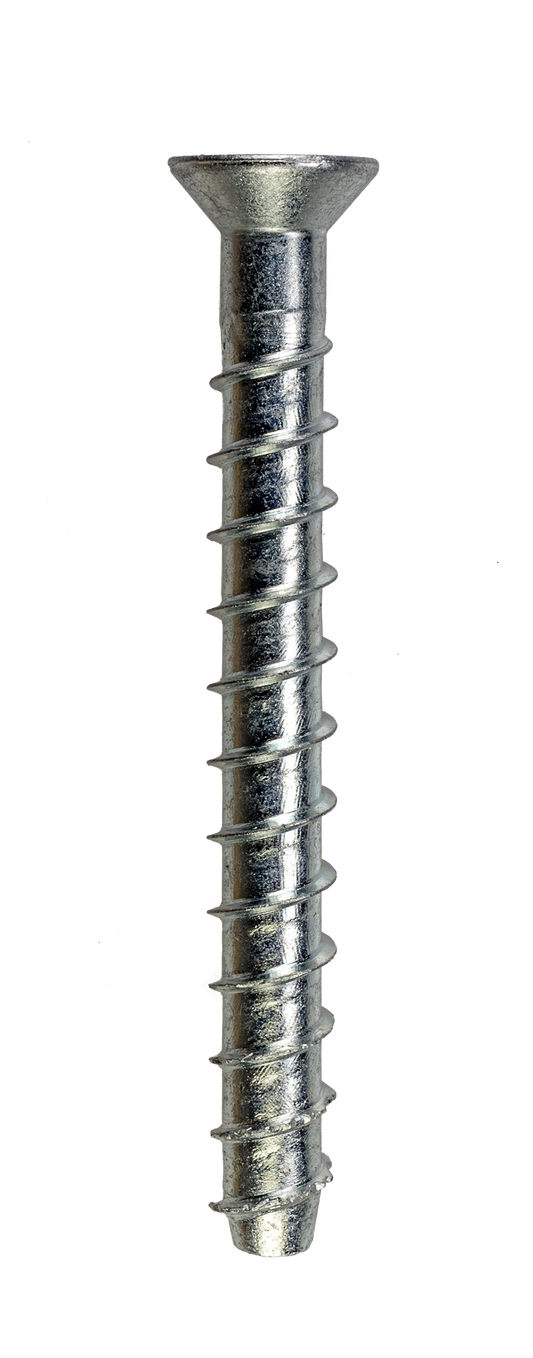 Simpson Strong-Tie THDB25412CS Titen HD® 1/4 in. x 4-1/2 in. Zinc-Plated Countersunk Head Heavy-Duty Screw Anchor (50-Qty) (Pack of 490)