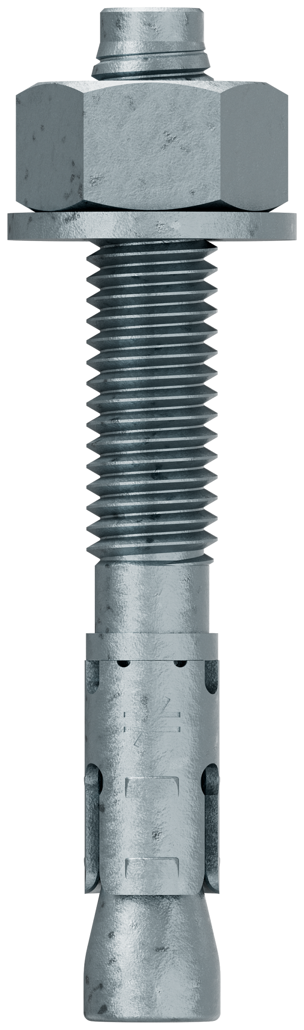 Simpson Strong-Tie STB2-50334MGF25 Strong-Bolt® 2 — 1/2 in. x 3-3/4 in. Mechanically Galvanized Wedge Anchor, Fully Assembled (25-Qty) (Pack of 2)