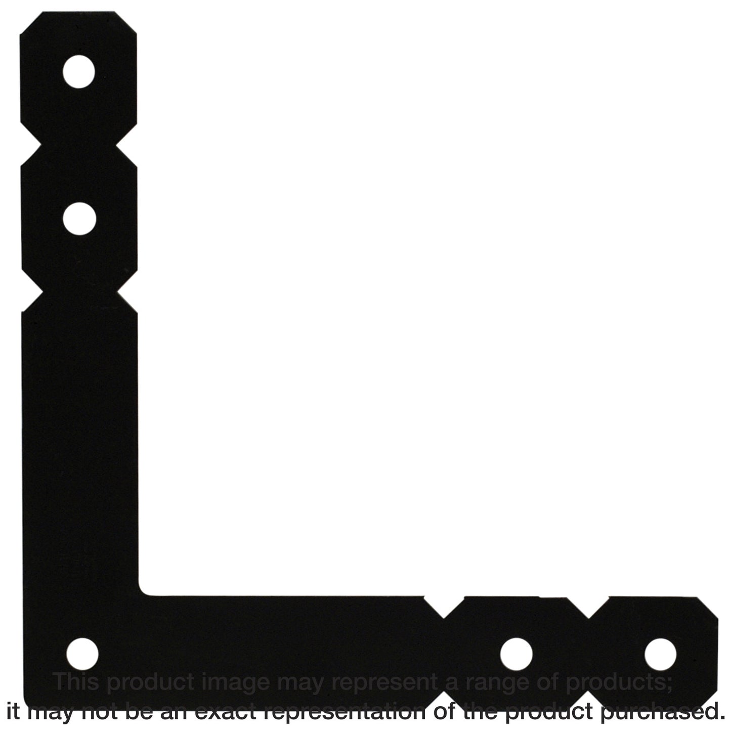 Simpson Strong-Tie OL OL 12 in. x 12 in. Black Powder-Coated Ornamental L Angle (Pack of 5)