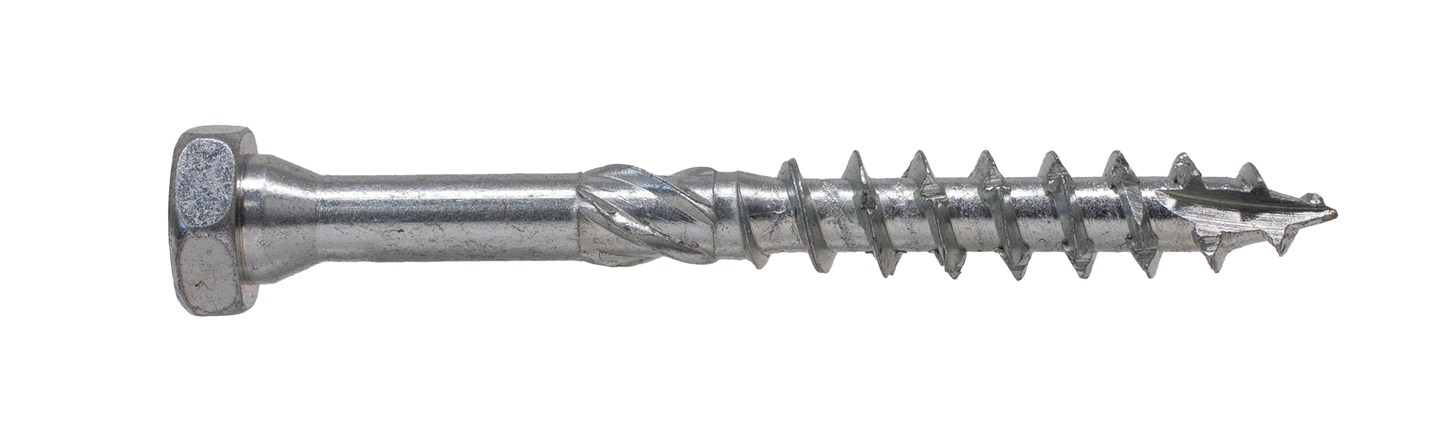 Simpson Strong-Tie SDHR31400 Strong-Drive® SDHR COMBO-HEAD Screw — 0.315 in. x 4 in., Blue Zinc (100-Qty) (Pack of 39)