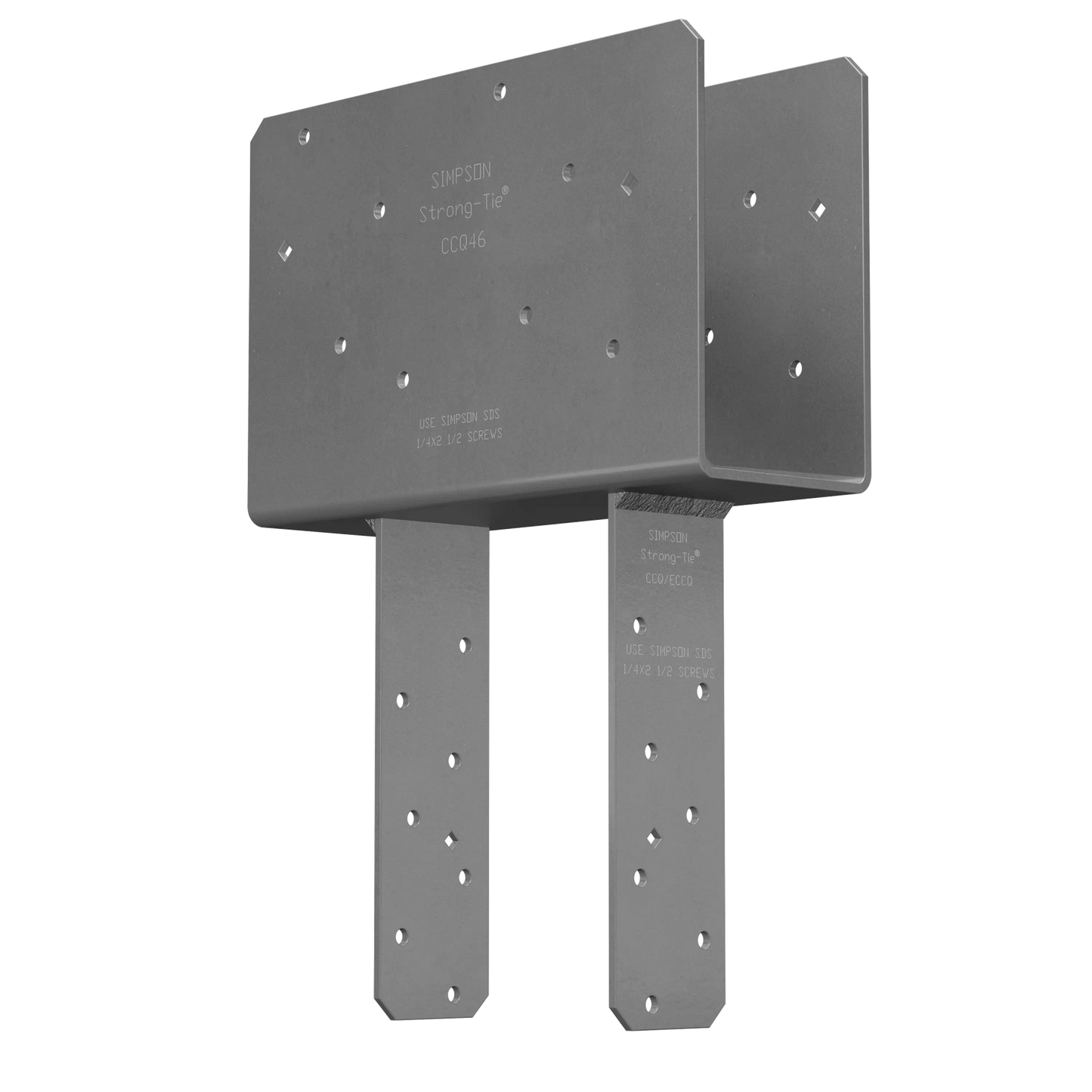 Simpson Strong-Tie CCQ46SDS2.5 CCQ™ Column Cap for 4x Beam, 6x Post with Strong-Drive® SDS Screws