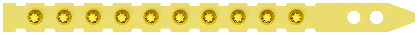 Simpson Strong-Tie P27SL4A P27SL 0.27-Caliber Plastic, 10-Shot Strip Loads, Yellow - Imported (100-Qty)