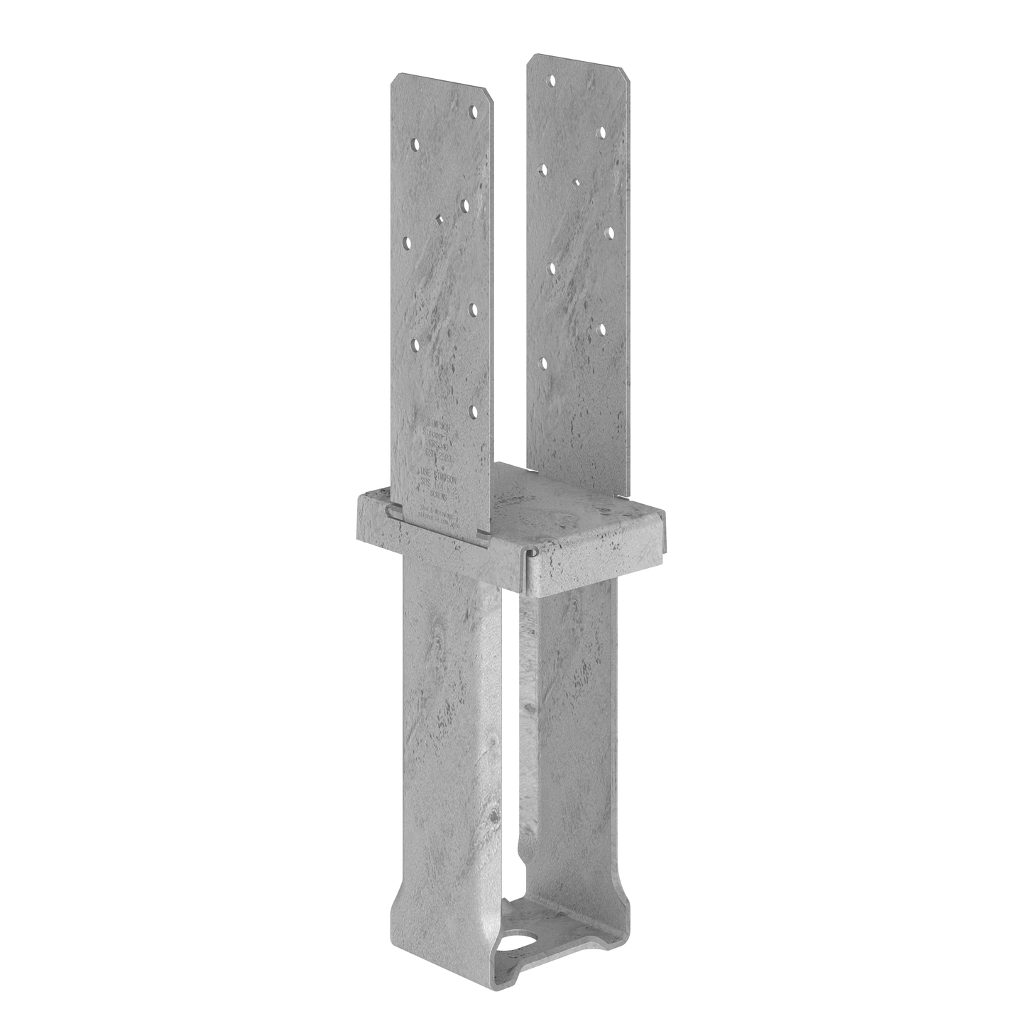 Simpson Strong-Tie CBSQ46-SDS2 CBSQ Galvanized Standoff Column Base for 4x6 with SDS Screws