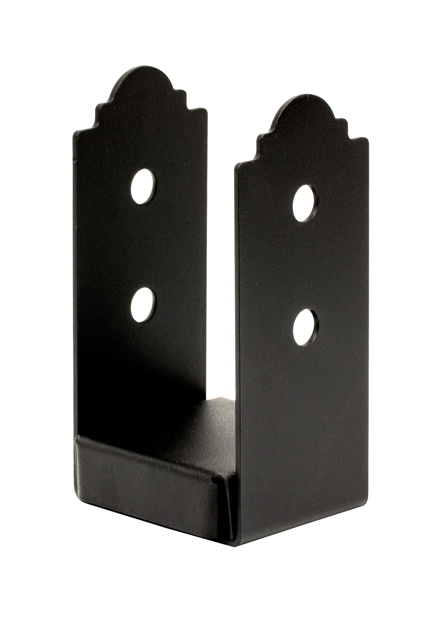 Simpson Strong-Tie APB44R Outdoor Accents® Mission Collection® ZMAX®, Black Powder-Coated Post Base for 4x4 Rough (Pack of 8)
