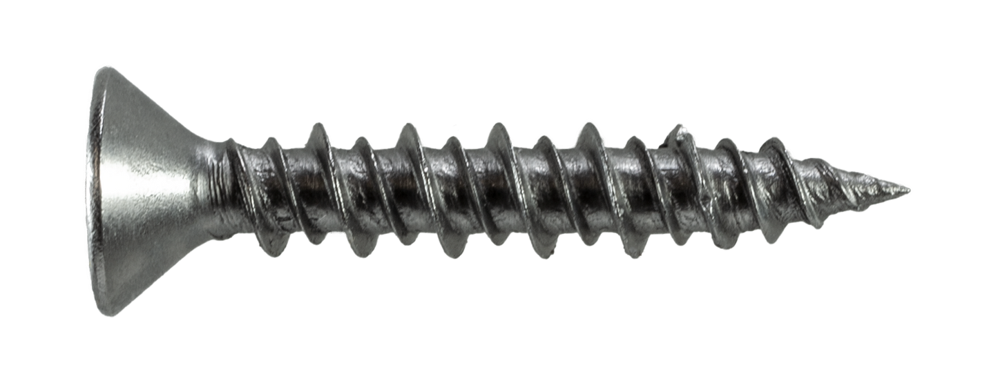 Simpson Strong-Tie T08100F50 Marine Screw, Flat Head — #8 x 1 in. #2 Phillips Drive, Type 316 (50-Qty) (Pack of 20)