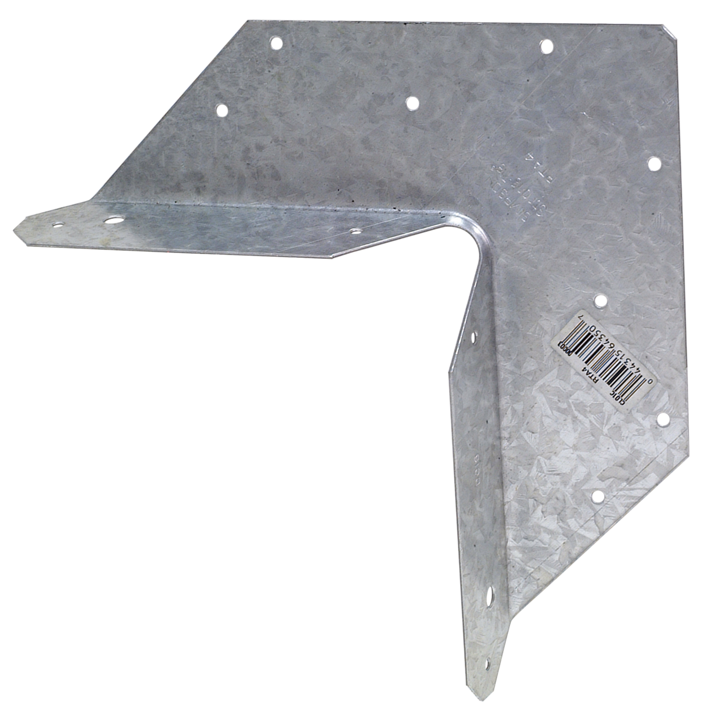 Simpson Strong-Tie RTA4 RTA 18-Gauge Galvanized Rigid Tie® Angle for 4x Joist/Post