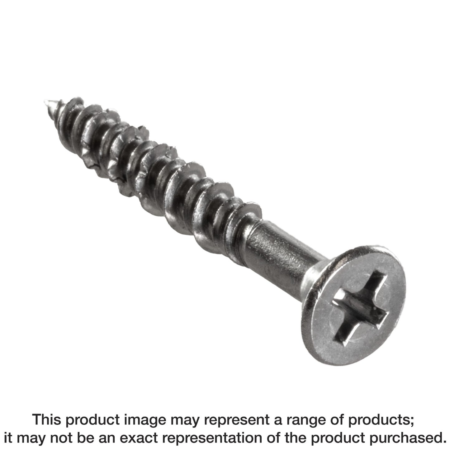 Simpson Strong-Tie T08J125FXM Marine Screw, Flat Head — #8 x 1-1/4 in. #2 Phillips Drive, Type 316 (1000-Qty) (Pack of 6)