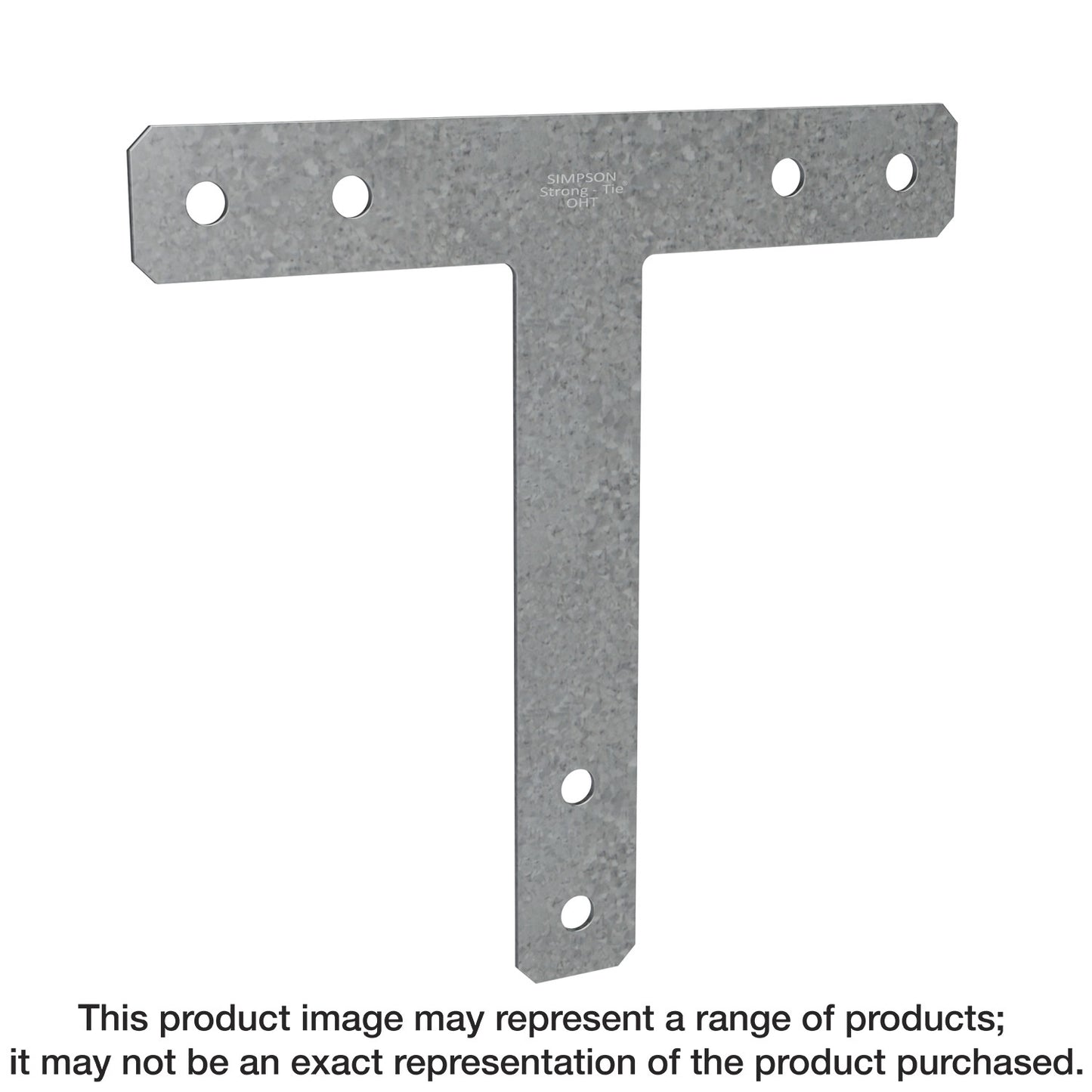 Simpson Strong-Tie 1616HTHDG HT 16 in. x 16 in. 7-Gauge Hot-Dip Galvanized Heavy T Strap