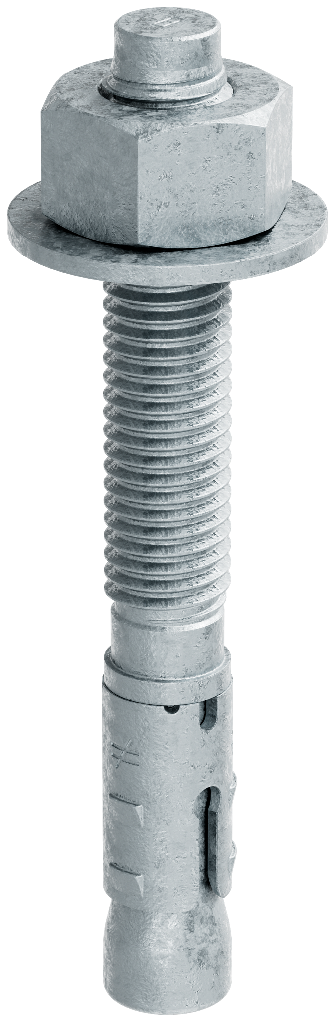 Simpson Strong-Tie STB2-62500MGF20 Strong-Bolt® 2 — 5/8 in. x 5 in. Mechanically Galvanized Wedge Anchor, Fully Assembled (20-Qty) (Pack of 2)