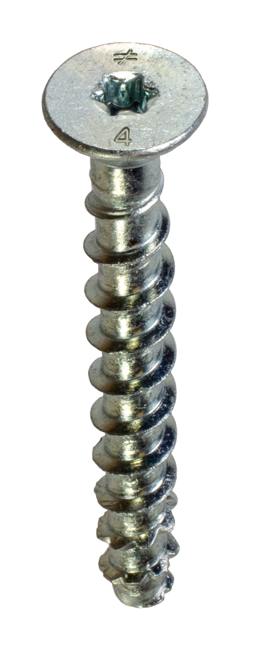 Simpson Strong-Tie THDB25312CS Titen HD® 1/4 in. x 3-1/2 in. Zinc-Plated Countersunk Head Heavy-Duty Screw Anchor (50-Qty)