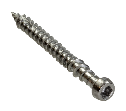Simpson Strong-Tie DCU2P316 Deck-Drive™ DCU COMPOSITE Screw — #10 x 2 in. T20, Type 316 (350-Qty) (Pack of 6)