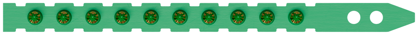 Simpson Strong-Tie P27SL3A P27SL 0.27-Caliber Plastic, 10-Shot Strip Loads, Green - Imported (100-Qty)