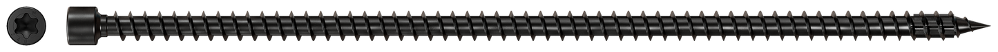 Simpson Strong-Tie SDCFC8X240 Strong-Drive® SDCFC TIMBER-CFC Screw — 0.315 in. x 9-1/2 in. T40, E-Coat® (250-Qty) (Pack of 39)