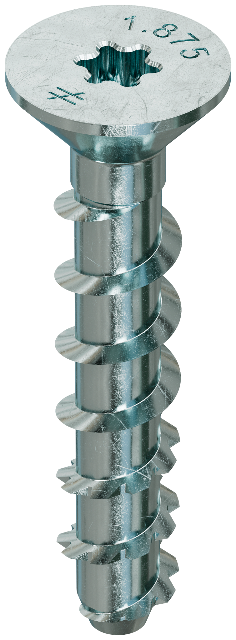 Simpson Strong-Tie THDB25178CS Titen HD® 1/4 in. x 1-7/8 in. Zinc-Plated Countersunk Head Heavy-Duty Screw Anchor (100-Qty) (Pack of 490)
