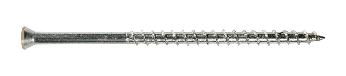 Simpson Strong-Tie T07225FT70BR05 Trim-Head Screw, 6-Lobe Drive — #7 x 2-1/4 in. T-15 Type 316, Brown 05 (70-Qty) (Pack of 5)