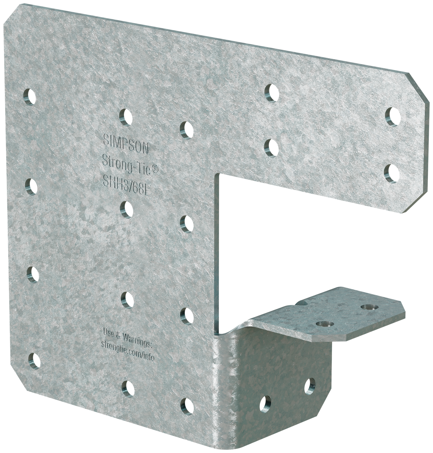 Simpson Strong-Tie SHH3/68-KT24 SHH 4-3/8 in. x 5-5/8 in. 68-mil Galvanized Steel Header Hanger (24-Qty)