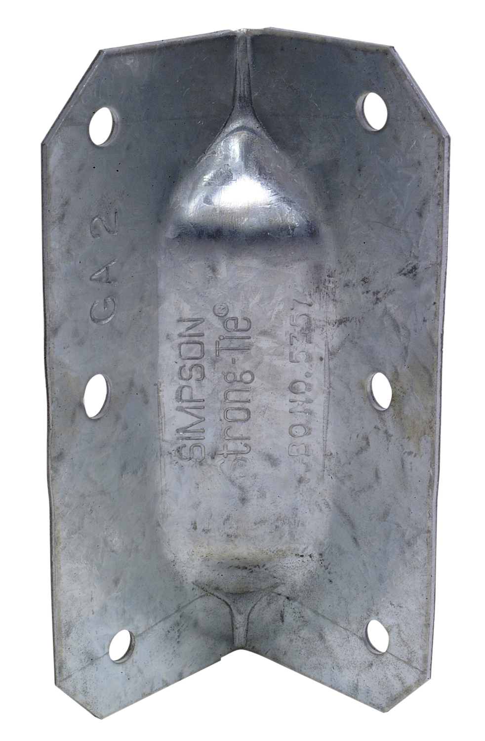 Simpson Strong-Tie GA2 GA 3-1/4 in. 18-Gauge Galvanized Gusset Angle