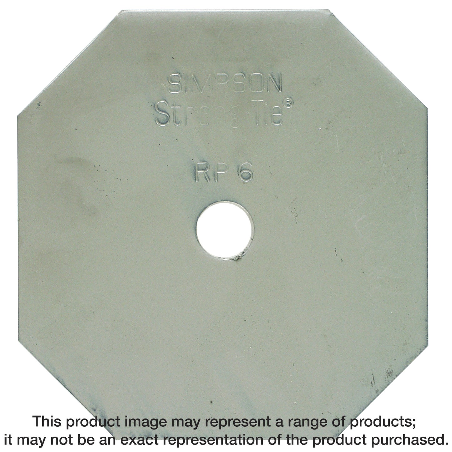 Simpson Strong-Tie RP6 RP6 3/8-in. Steel Retrofit Plate (Pack of 600)